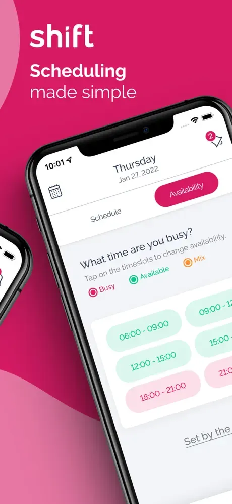 The Shift provider app as listed on the App Store.