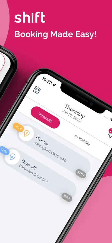 Shift provider app App Store screenshot.